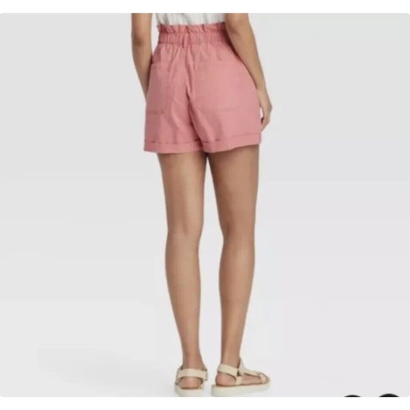 Universal Thread High Waist Shorts Rose Pink 3x Plus Size Stretchy NWT - Picture 2 of 7